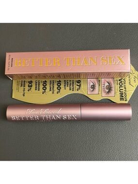 Too Faced Voluptuous Volume Better Than Sex Mascara NIB